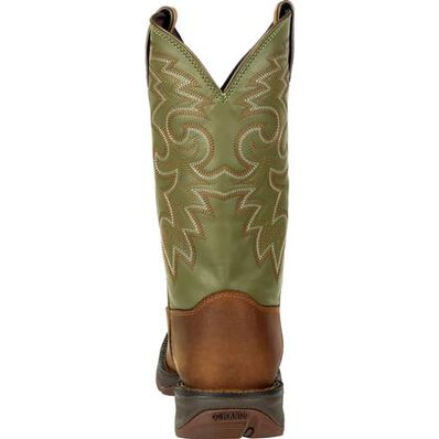 Rebel™ by Durango® Coffee & Cactus Pull-On Western Boot, , large Rebel™ by Durango® Coffee & Cactus Pull-On Western Boot, , large