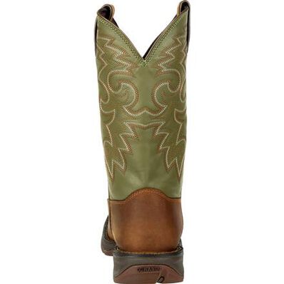 Rebel™ by Durango® Coffee & Cactus Pull-On Western Boot, , large