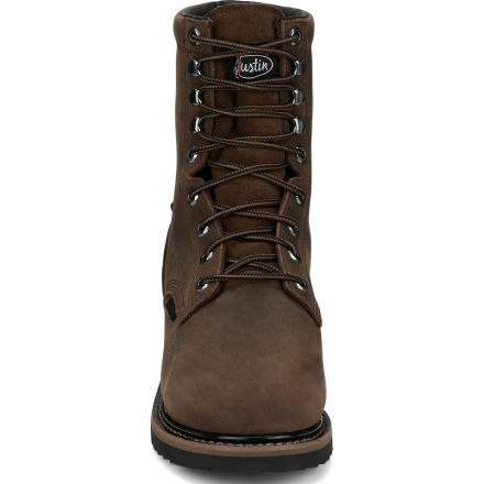 Justin Work Pulley Men s 8 inch Internal Met Composite Toe Waterproof Work Boot