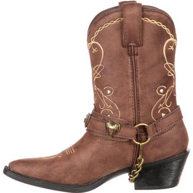 Lil' Crush™ by Durango® Big Kid Heartfelt Western Boot, , large