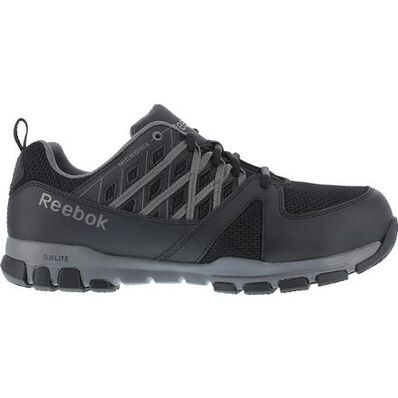 Reebok Sublite Steel Toe Static-Dissipative Slip-Resistant Work Athletic Shoe, , large