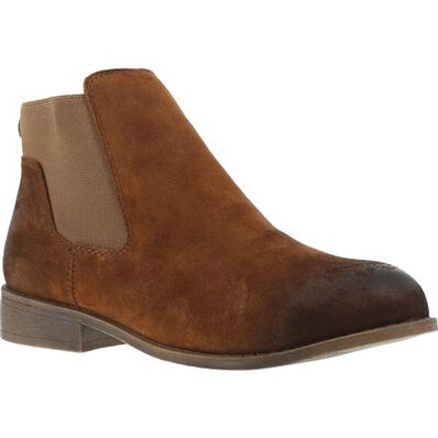 Rockport Works Junction View Women's Steel Toe Twin Gore Slip On Boot, , large