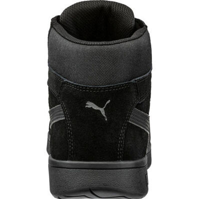 Puma Safety Iconic Suede Mid Women's Fiberglass Toe Electrical Hazard Athletic Work Shoe, , large