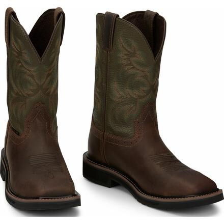 Justin men's cowboy work boots shop