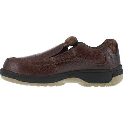 Florsheim Work Compadre Women's Steel Toe Static-Dissipative Work Eurocasual Moc Toe Oxford, , large