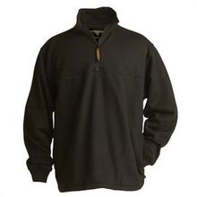 Berne Black Thermal-Lined Original Fleece Quarter Zip