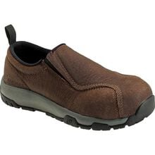Nautilus ESD Men's Carbon Toe Static Dissipative Non-Metallic Leather Slip On Work Shoe