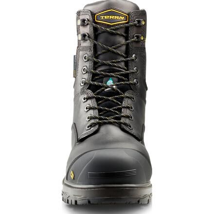 Insulated waterproof work boots top