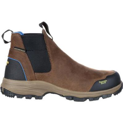 Georgia Boot Blue Collar Chelsea Waterproof Work Romeo Boot, , large Georgia Boot Blue Collar Chelsea Waterproof Work Romeo Boot, , large