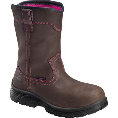 Avenger Framer Women's Composite Toe Electrical Hazard Waterproof Wellington Work Boot, , large