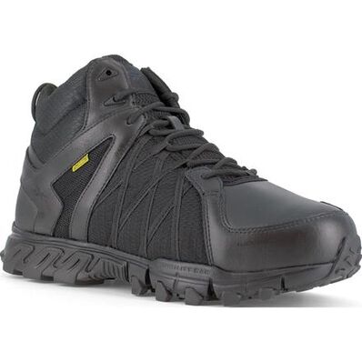 Reebok Trailgrip Work Men's Internal Metatarsal Alloy Toe Electrical Hazard Waterproof Mid Athletic Shoe, , large