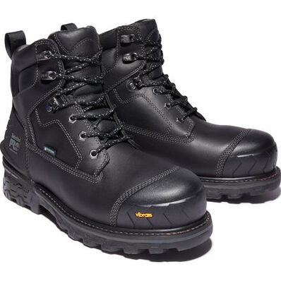 Timberland PRO Boondock HD Men's 6-inch Composite Toe Waterproof Logger Work Boot, , large