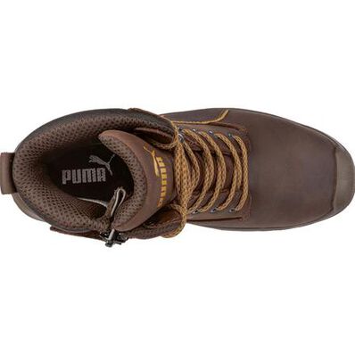 Puma Safety Conquest CTX Men's 7 inch Composite Toe Electrical Hazard Waterproof Side Zip Work Boot, , large