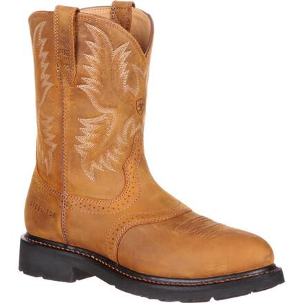 Ariat Sierra Saddle Steel Toe Western Work Boot 10002437