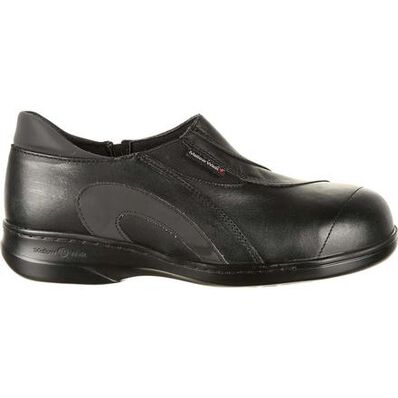 Mellow Walk Daisy Women's Steel Toe Static-Dissipative Slip-on Work Shoe, , large