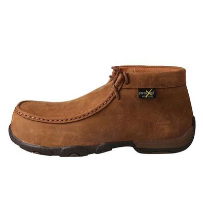 Twisted X Work Driving Moc Women's Internal Metatarsal Composite Toe Chukka Work Shoe, , large Twisted X Work Driving Moc Women's Internal Metatarsal Composite Toe Chukka Work Shoe, , large