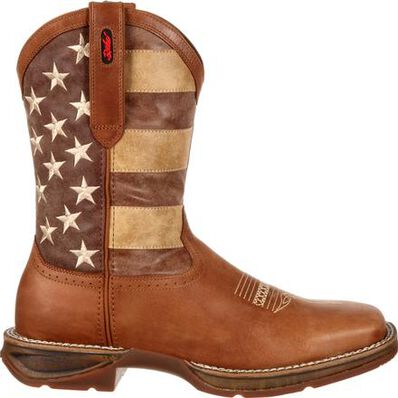 Rebel™ by Durango® Faded Union Flag Western Boot, , large
