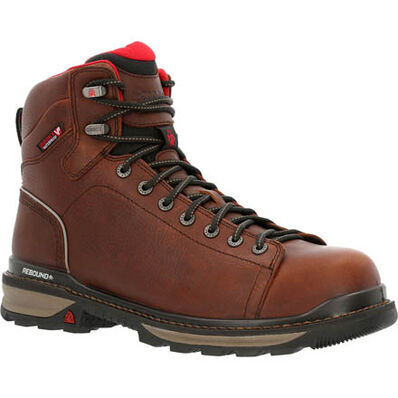 Rocky Rams Horn Lace to Toe Composite Waterproof Work Boot, , large