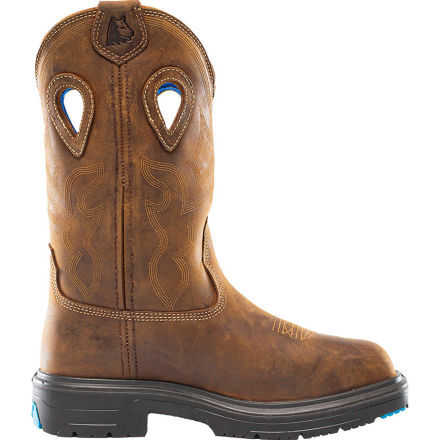Steel Blue Blue Heeler Men s 10 inch Internal Met Steel Toe Waterproof Western Work Boot