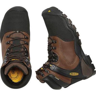 KEEN Utility Louisville Men's Internal Metatarsal Steel Toe Waterproof Work Boot, , large