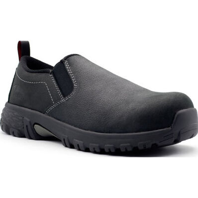 Avenger Flight Women's Composite Toe Static-Dissipative Slip-On Leather Work Shoe, , large