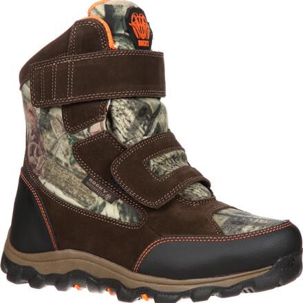 Kids Waterproof Insulated Velcro Boots by Rocky R.A.M