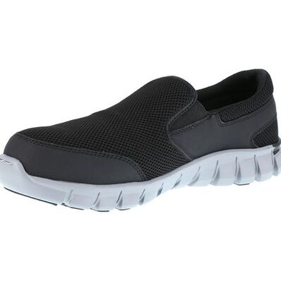 Reebok Sublite Cushion Work Men's Alloy Toe Electrical Hazard Work Athletic Oxford Slip-on Shoe, , large