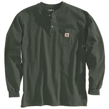 Green carhartt sale long sleeve