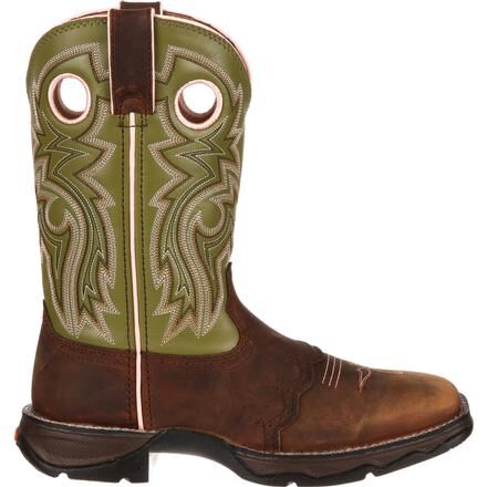 Women s Green Brown Saddle Boots Lady Rebel by Durango