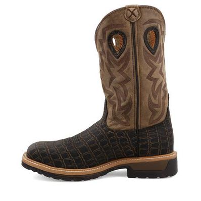 Twisted X Men's 12-Inch Alloy Toe Electrical Hazard Western Work Boot, , large