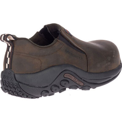 Merrell Jungle Moc Women's Composite Toe Electrical Hazard Leather Slip-On Oxford, , large