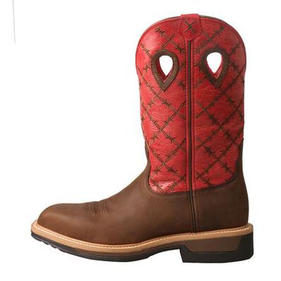 Twisted X Men's 12-Inch Alloy Toe Electrical Hazard Western Work Boot, , large