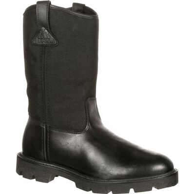 Rocky Warden Pull-On Wellington Public Service Boot, , large