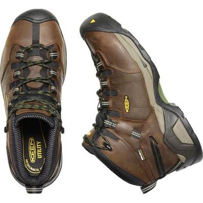 KEEN Utility® Detroit XT Men's 5-inch Steel Toe Waterproof Work Hiker, , large
