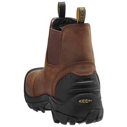 keen slip on steel toe