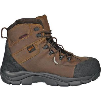 HOSS Ridge Men's Composite Toe Electrical Hazard Puncture-Resisting Waterproof Leather Work Hiker, , large