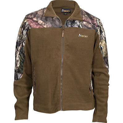 Rocky SilentHunter Fleece Jacket, Mossy Oak Country, large