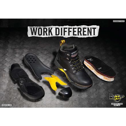 Dr. Martens Ridge Unisex Steel Toe Puncture Resistant Static Dissipative Slip Resistant Work Hiker 21733001