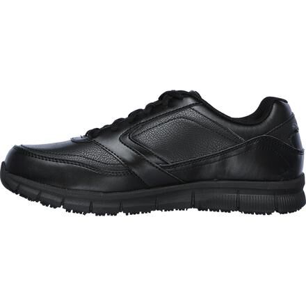 SKECHERS Work Nampa Men s Slip Resistant Electrical Hazard Athletic Work Shoe 77156BLK