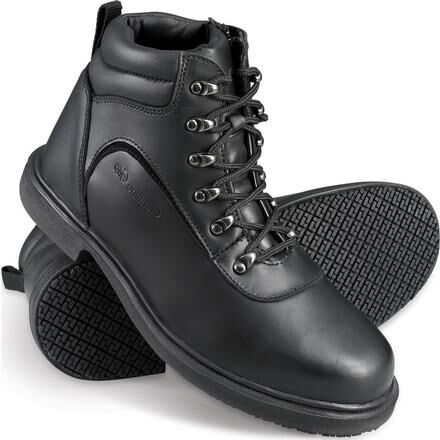 Slip resistant steel toe boots best sale