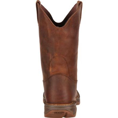 Rebel™ by Durango® Brown Pull-On Western Boot, , large