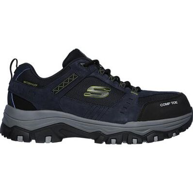 SKECHERS Work Greetah Men's Composite Toe Electrical Hazard Waterproof Athletic Work Shoe, , large
