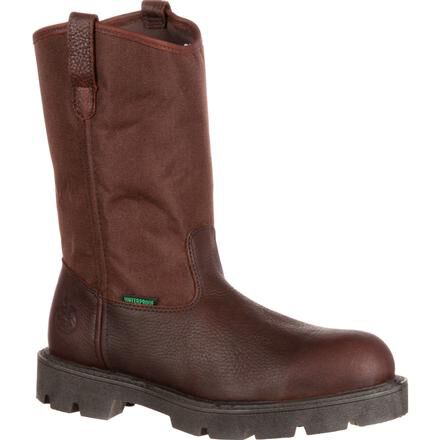 Georgia boots slip on steel toe hot sale