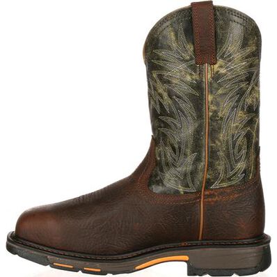 workhog waterproof metguard composite toe work boot