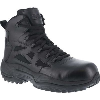 Reebok Rapid Response RB Composite Toe Side Zip Duty Shoe, , large