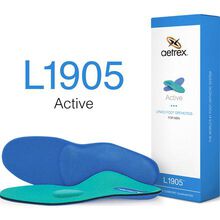 Aetrex Men's Active Medium/High Arch with Metatarsal Support Orthotic