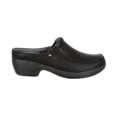 4Eursole Comfort 4Ever Women's Black Moc-Toe Slide, , large
