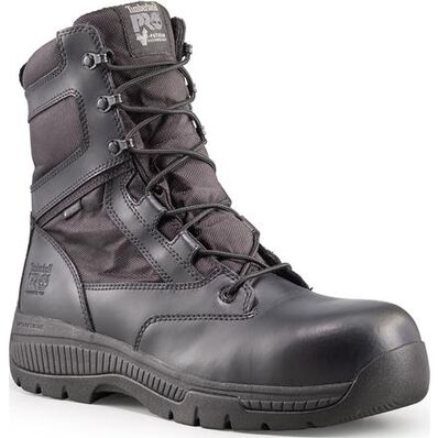 Timberland PRO Valor Unisex Composite Toe Waterproof Side Zip Duty Boot, , large
