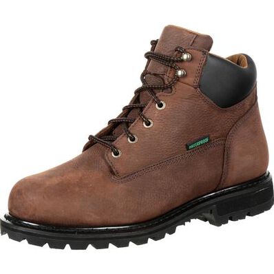 Rocky Waterproof Lace Up Work Boot, , large
