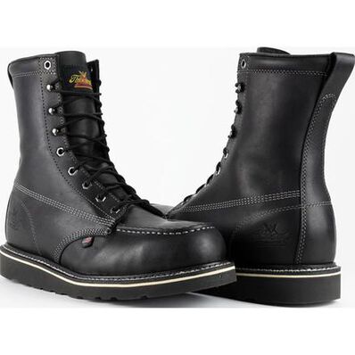 Thorogood American Heritage Men's 8-Inch Moc Steel Toe Electrical Hazard Wedge Work Boot, , large